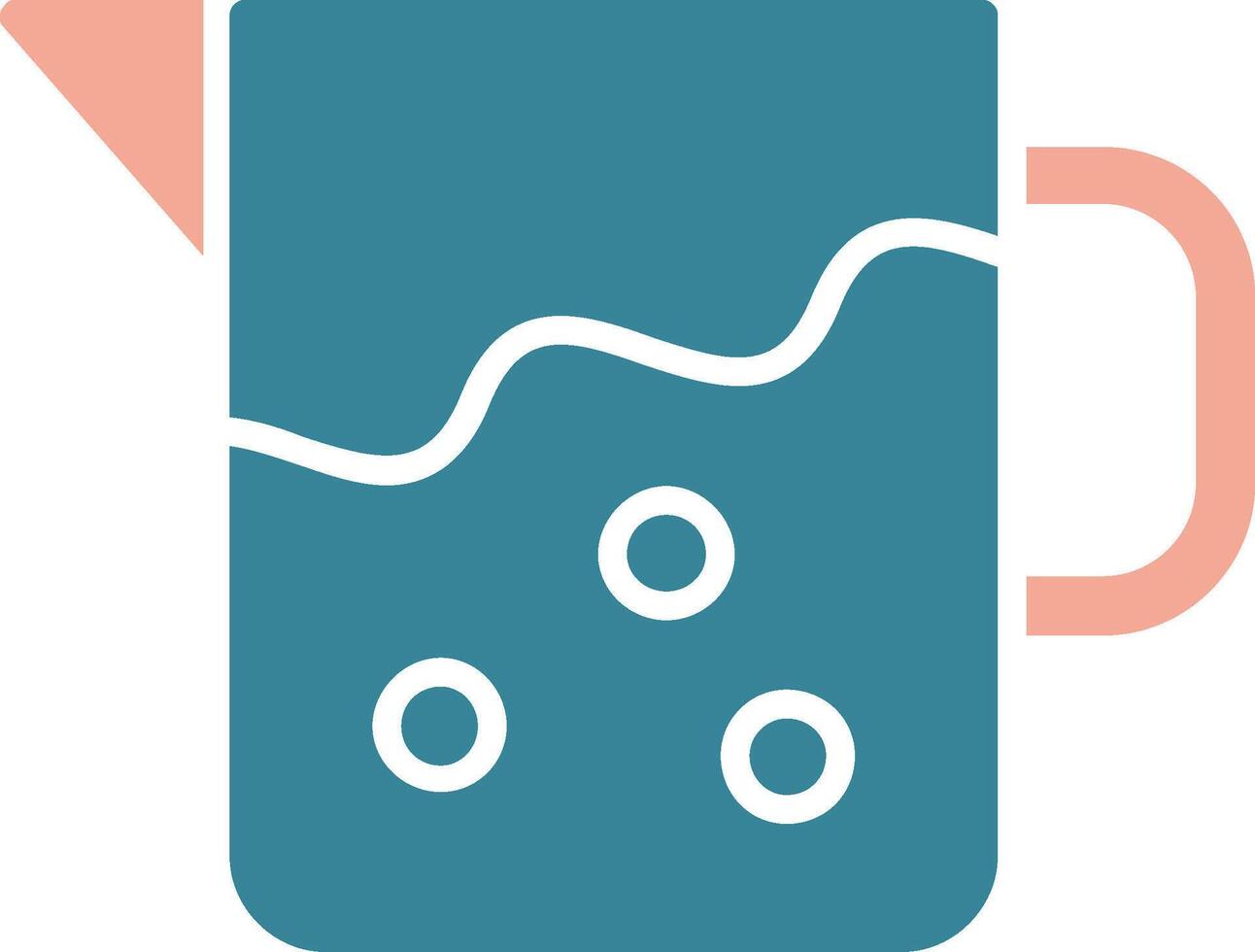 Pitcher Glyph Two Color Icon vector