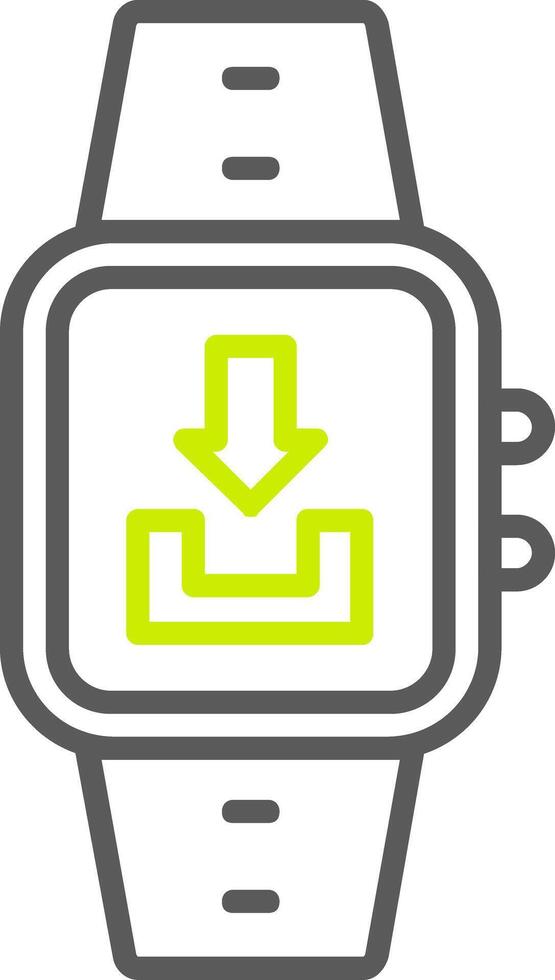 Download Line Two Color Icon vector