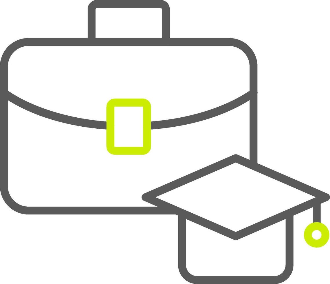 Apprentice Line Two Color Icon vector