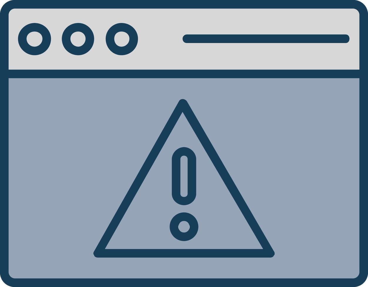 Access Denied Line Filled Grey Icon vector