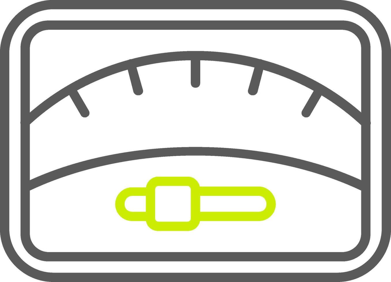 Dial Line Two Color Icon vector