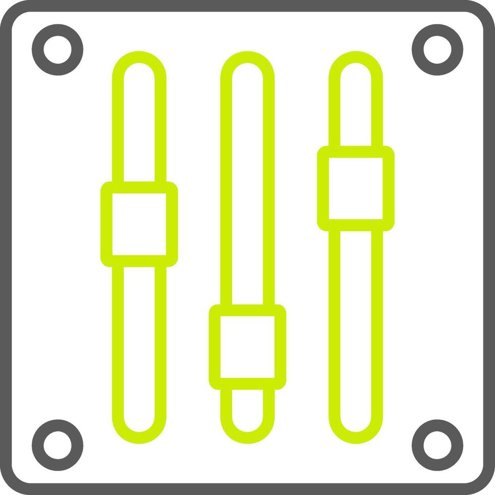 Gauge Line Two Color Icon vector