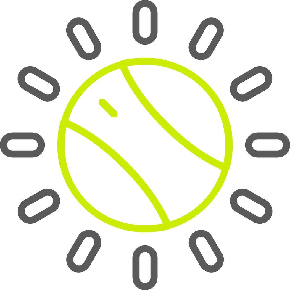 Dial Line Two Color Icon vector