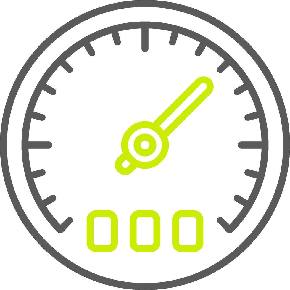 Thermostat Line Two Color Icon vector