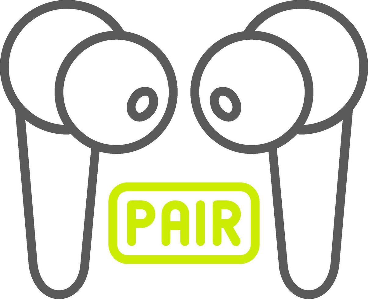 Pairing Line Two Color Icon vector