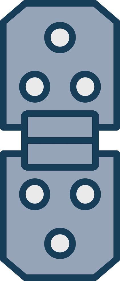 Hinge Line Filled Grey Icon vector