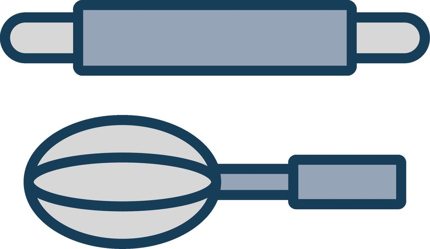 Baking Line Filled Grey Icon vector