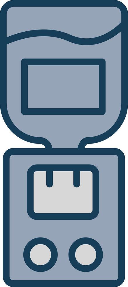 Water Dispenser Line Filled Grey Icon vector