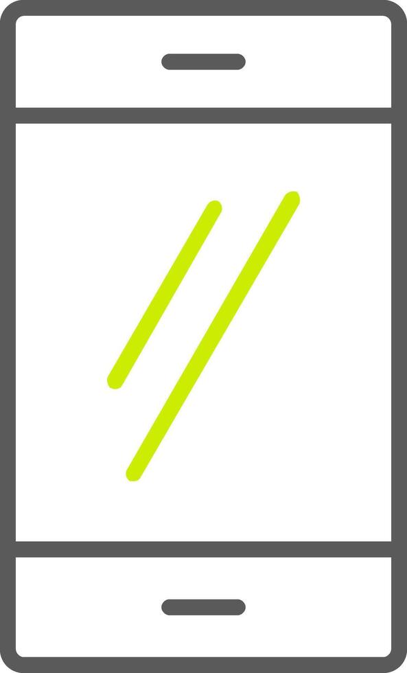 Smartphone Line Two Color Icon vector