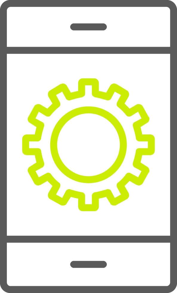 Development Line Two Color Icon vector