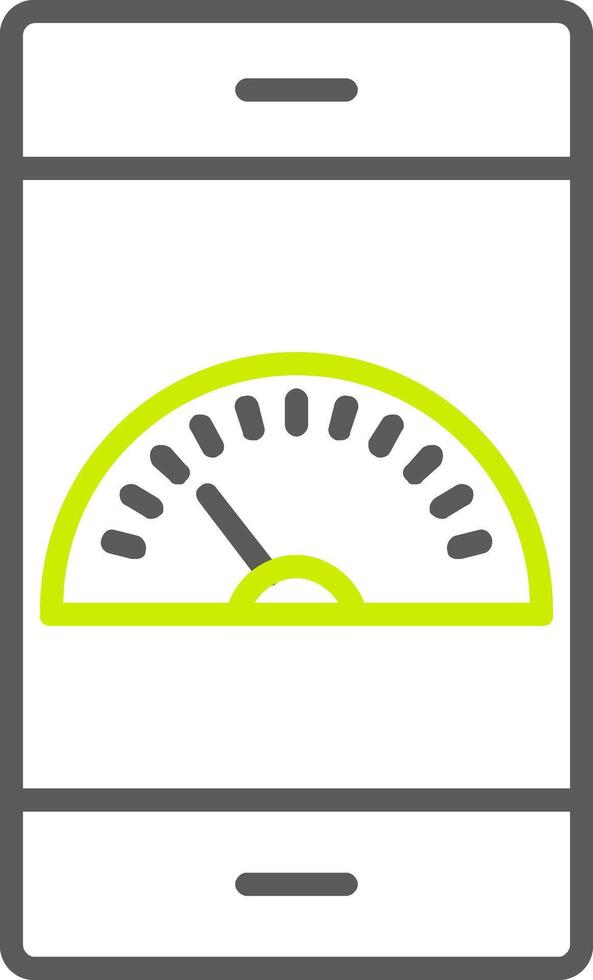 Dashboard Line Two Color Icon vector
