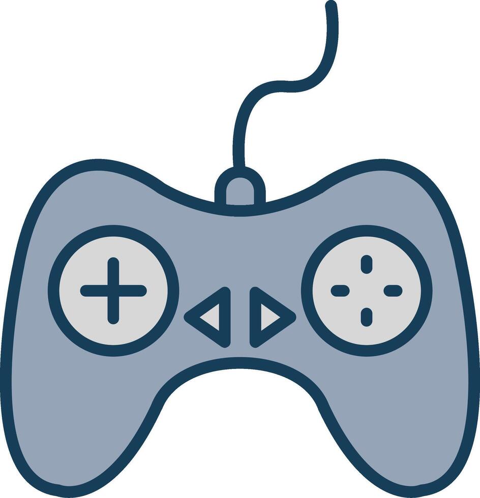 Controller Line Filled Grey Icon vector
