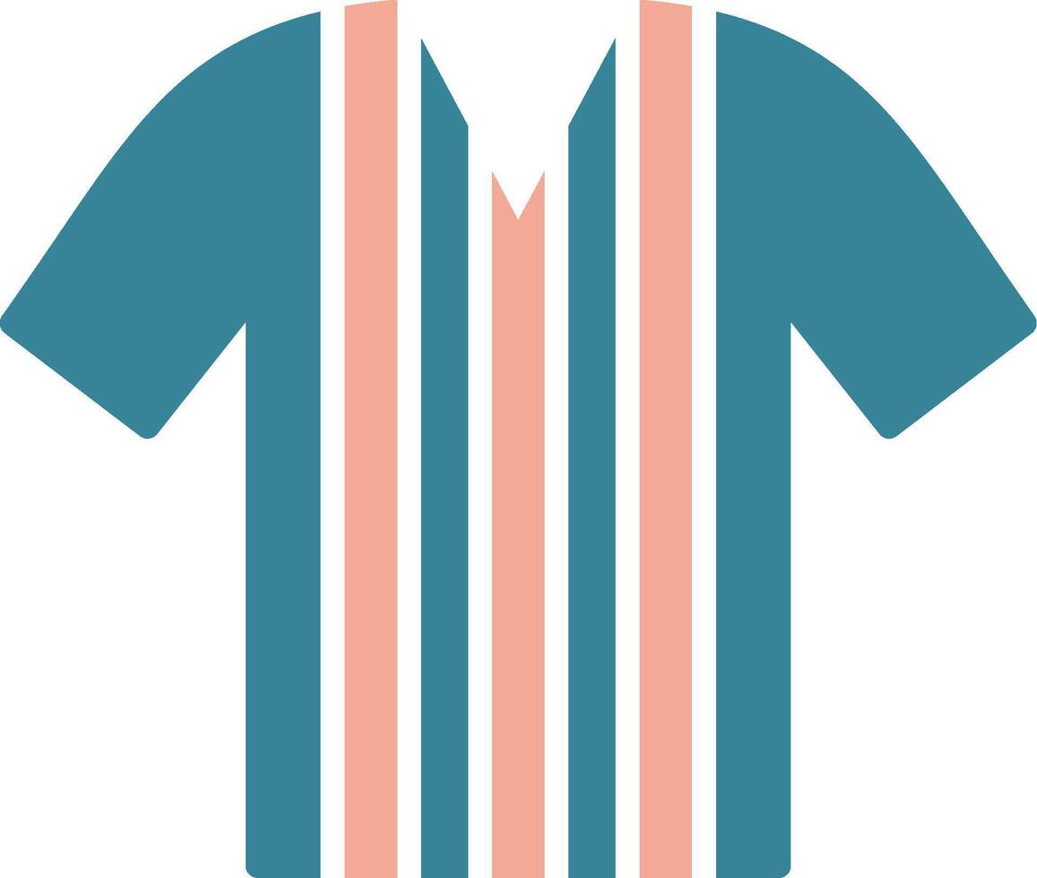 Shirt Glyph Two Color Icon vector