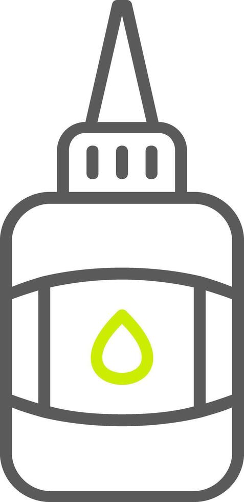 Glue Line Two Color Icon vector
