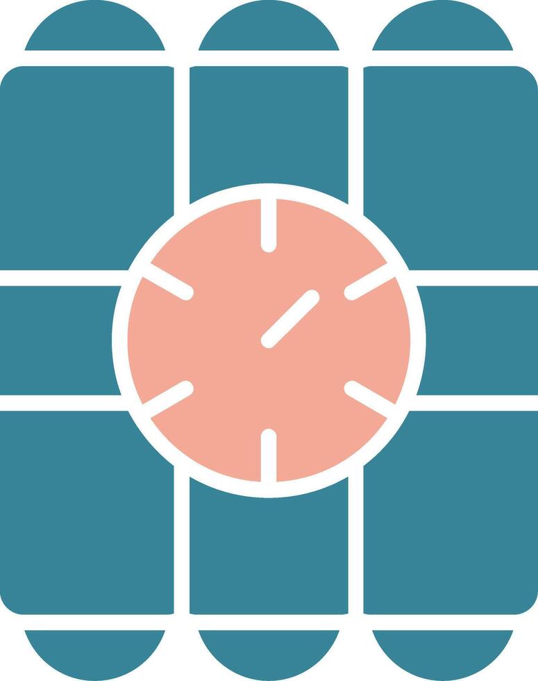 C4 Glyph Two Color Icon vector
