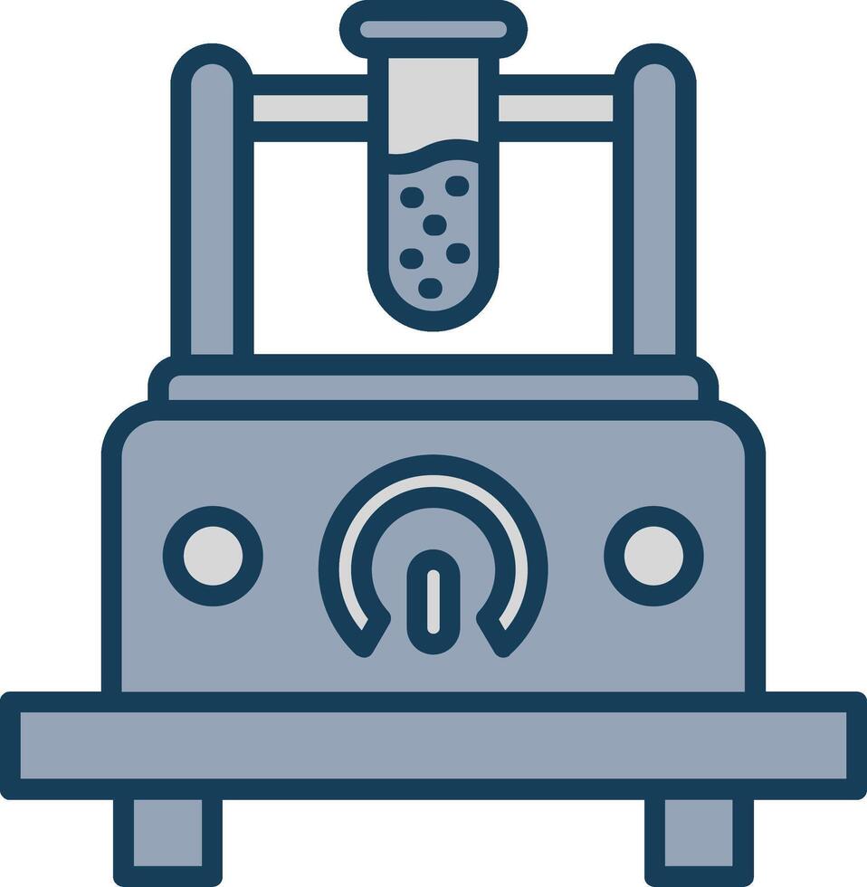 Measuring Device Line Filled Grey Icon vector