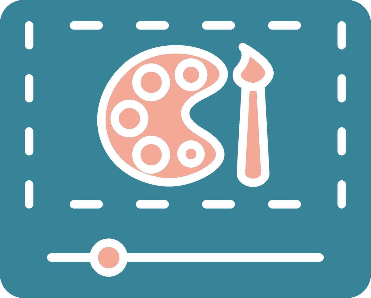 Glyph Two Color Icon vector