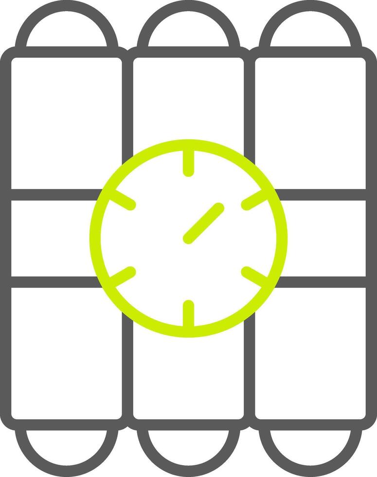 C4 Line Two Color Icon vector