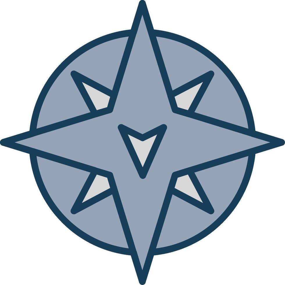 South Line Filled Grey Icon vector