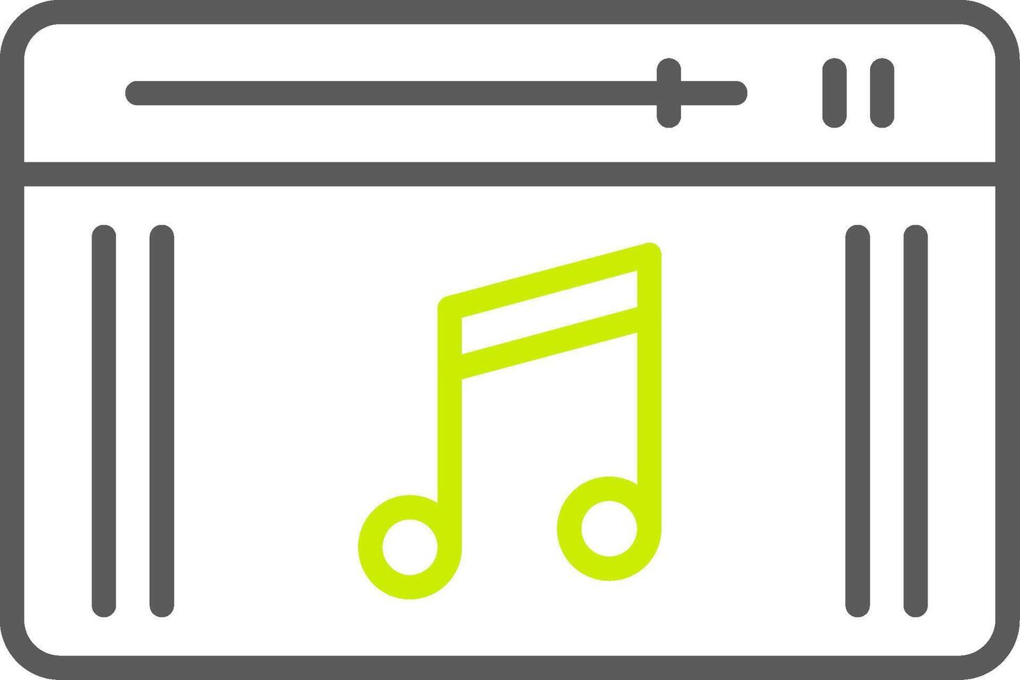 Browser Line Two Color Icon vector