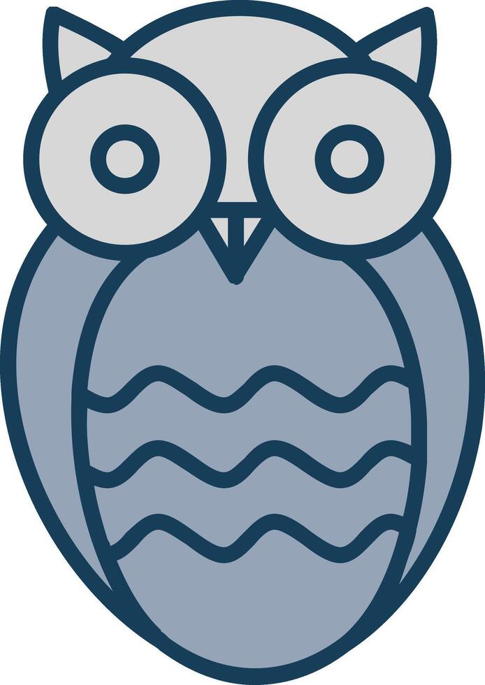 Wisdom Line Filled Grey Icon vector