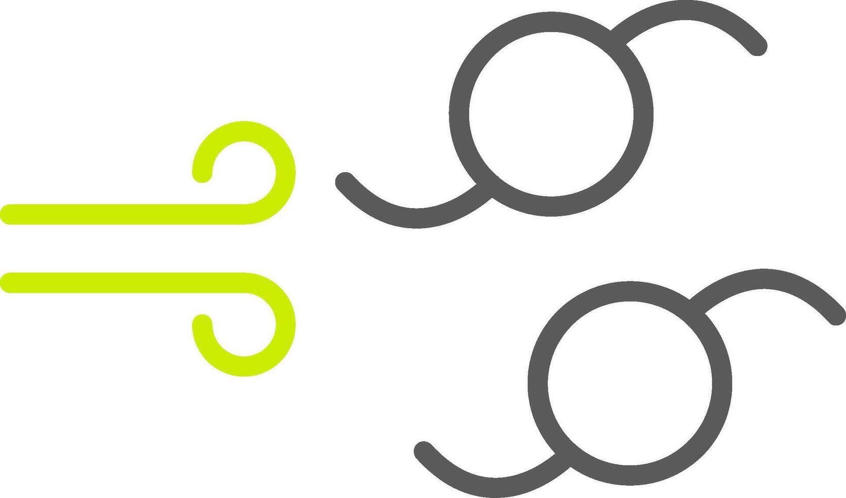 Hurricane Line Two Color Icon vector