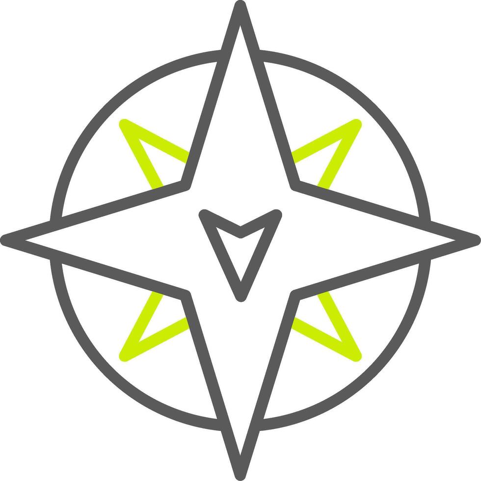 South Line Two Color Icon vector