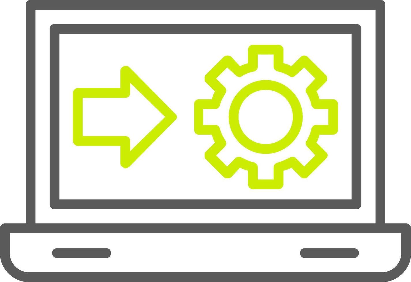 Industry Line Two Color Icon vector