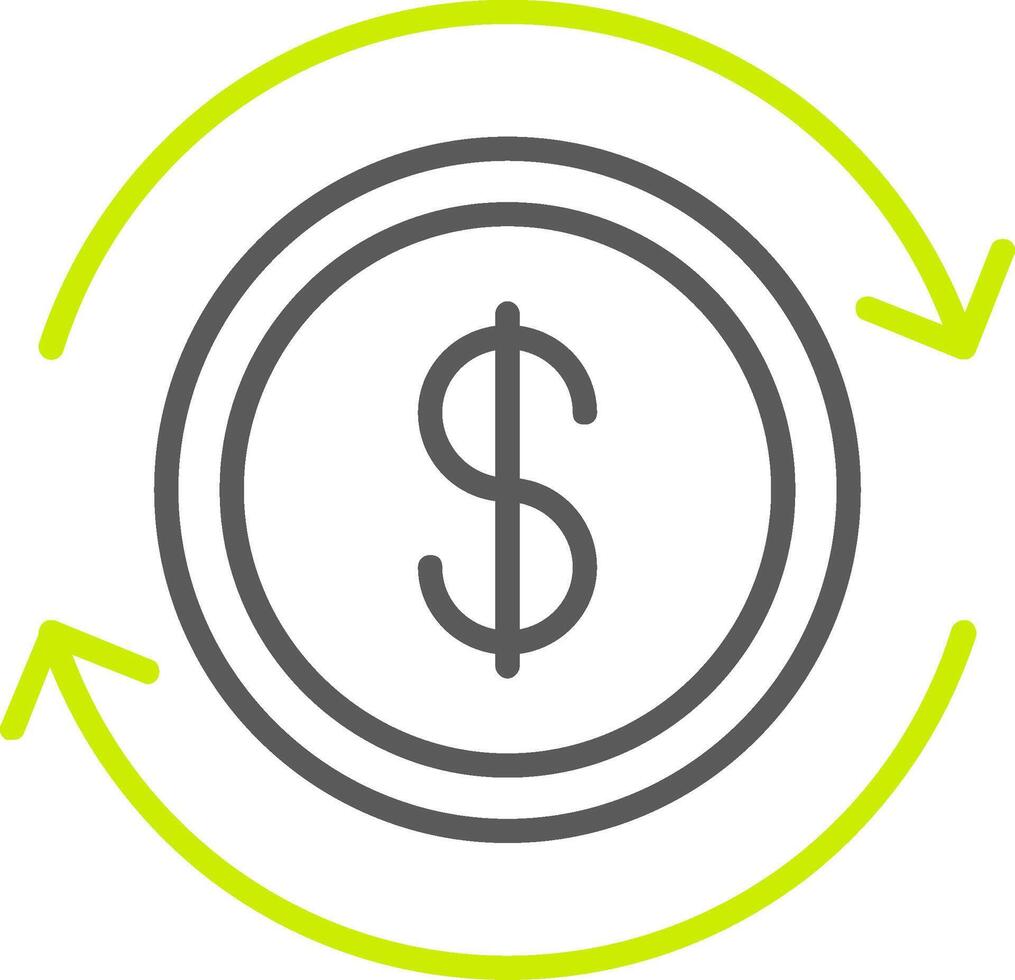 Business Continuity Line Two Color Icon vector