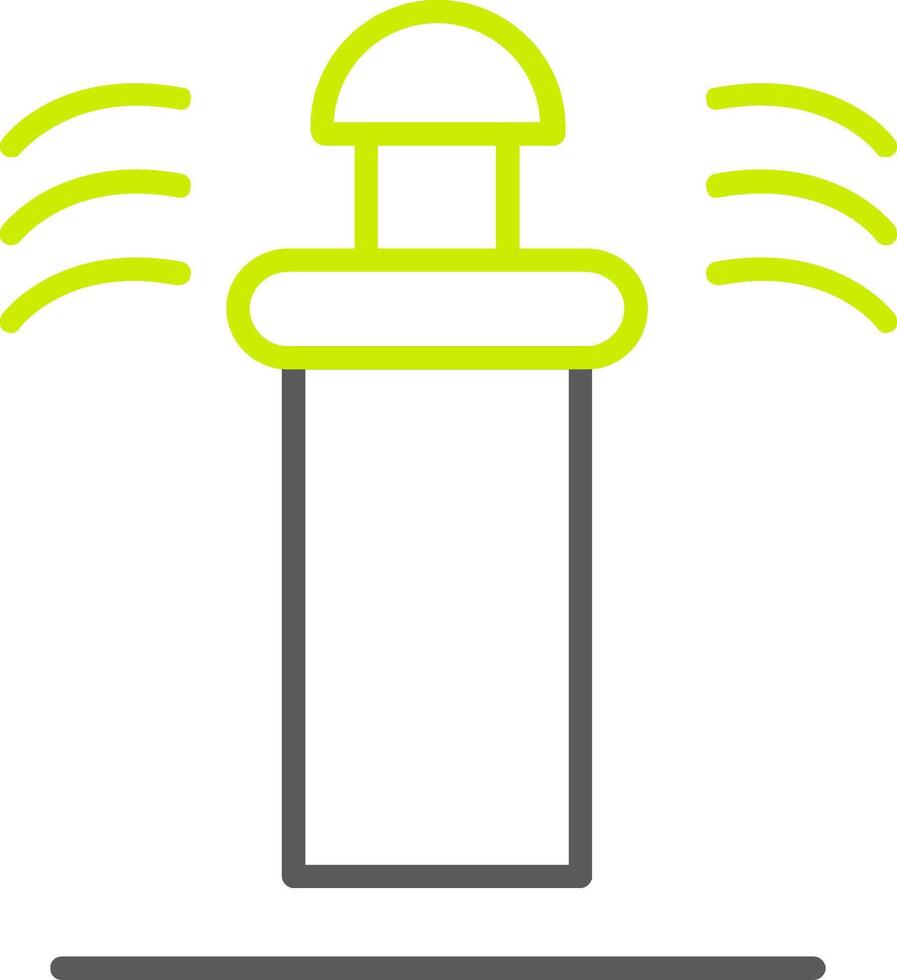 Sprinkler Line Two Color Icon vector