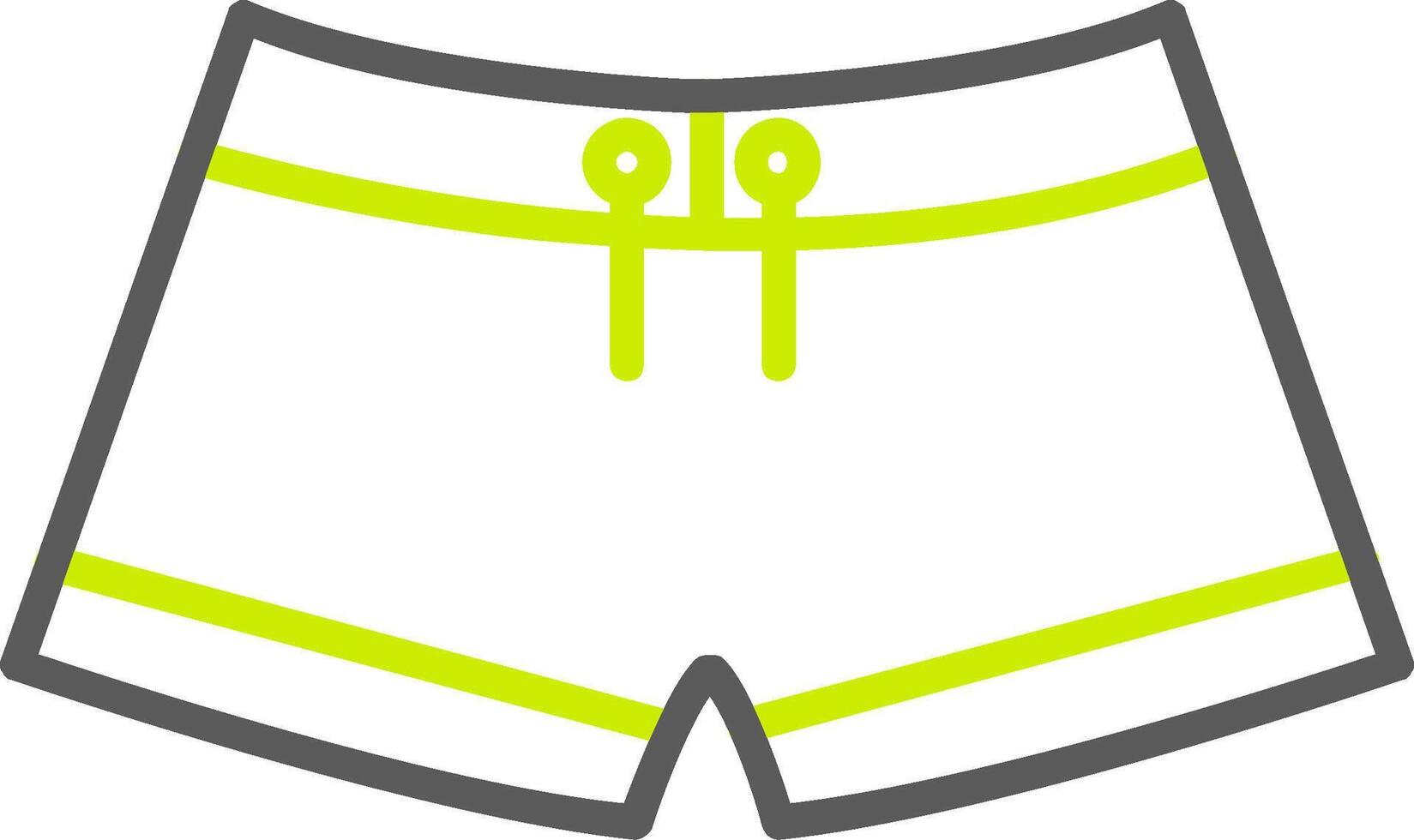 Swimming pants Line Two Color Icon vector