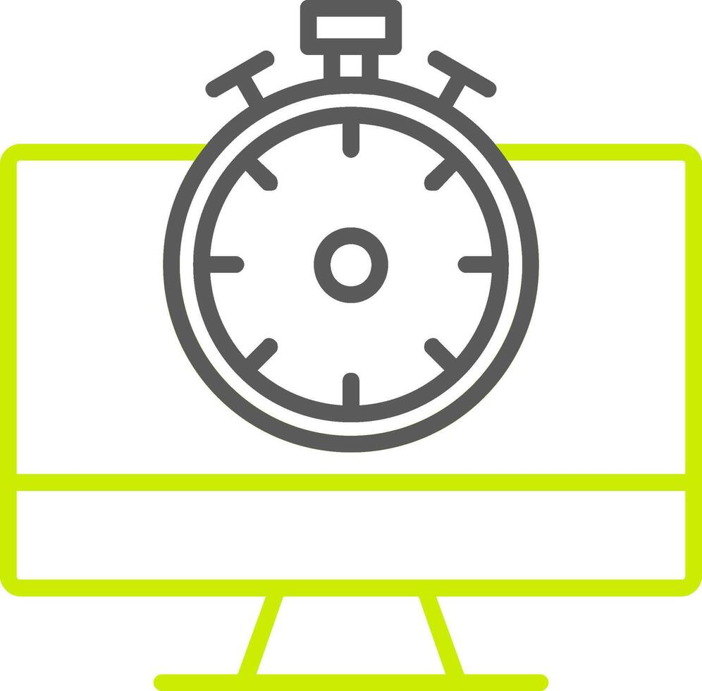 High Speed Communication Line Two Color Icon vector
