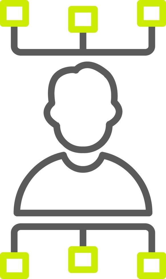 Workflow Line Two Color Icon vector