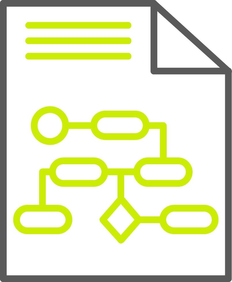 Arrangment Line Two Color Icon vector