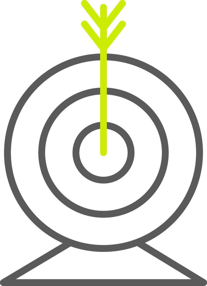 Targeting Line Two Color Icon vector