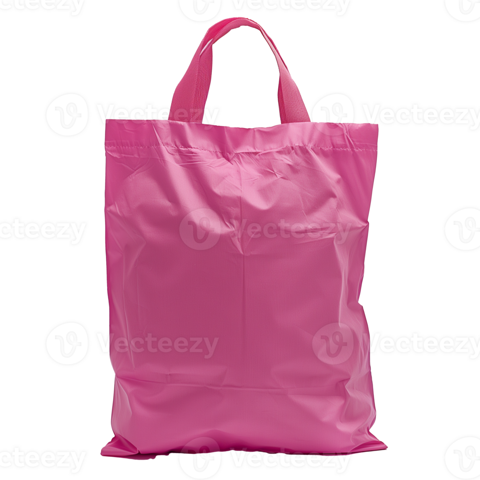 rose réutilisable achats fourre-tout sac sur transparent Contexte png