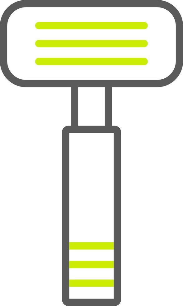 Razor Line Two Color Icon vector