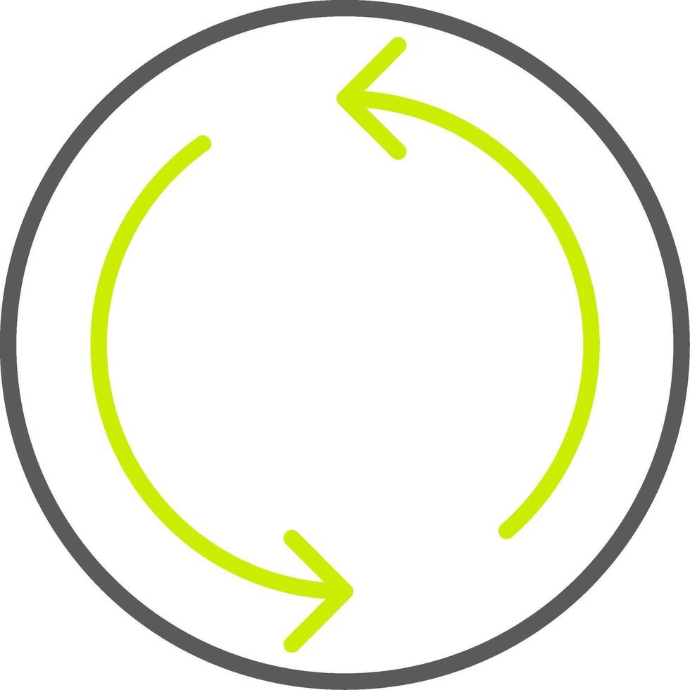 Repeat Line Two Color Icon vector