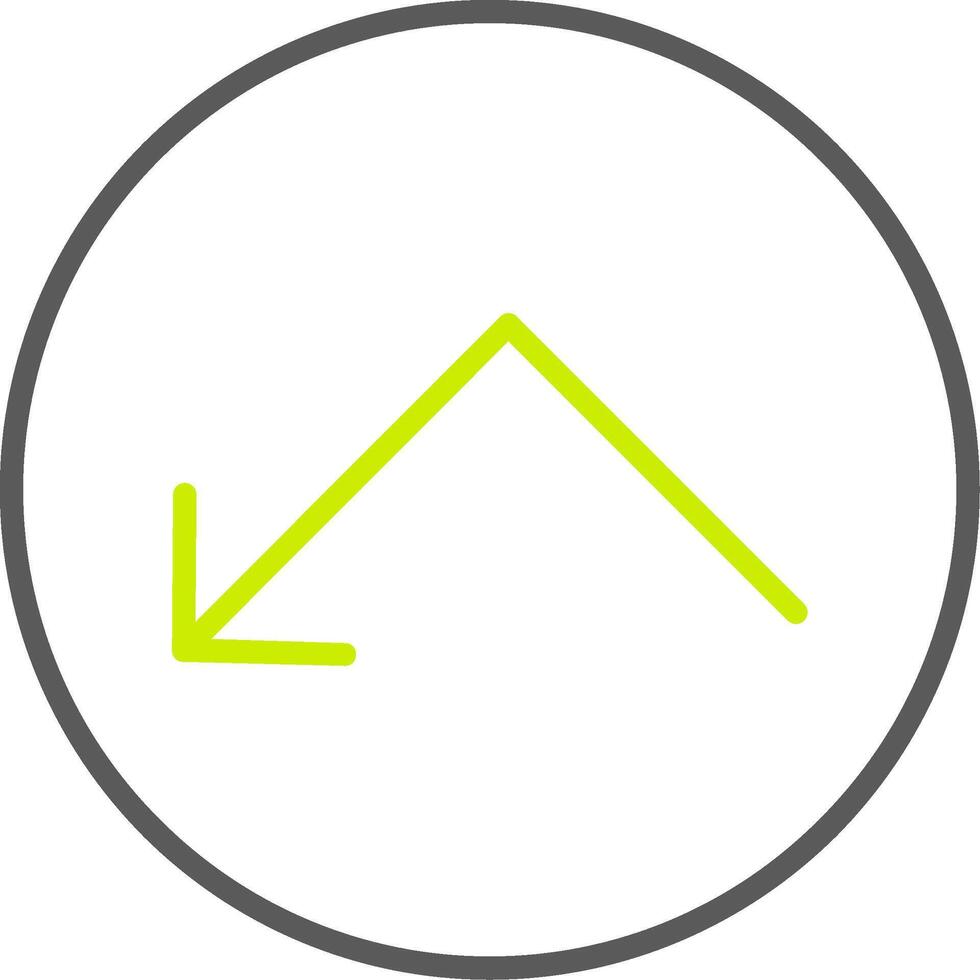 Bounce Line Two Color Icon vector