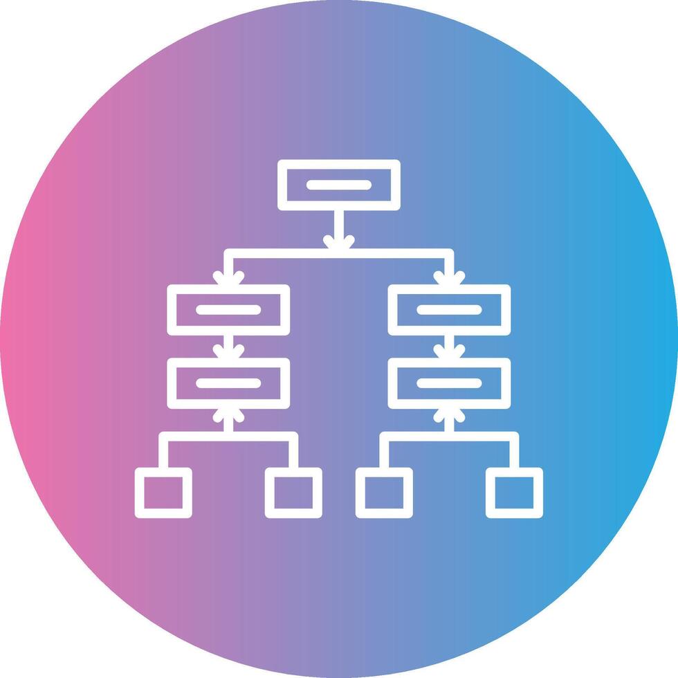 TimeLine Gradient Circle Line Gradient Circle Icon vector