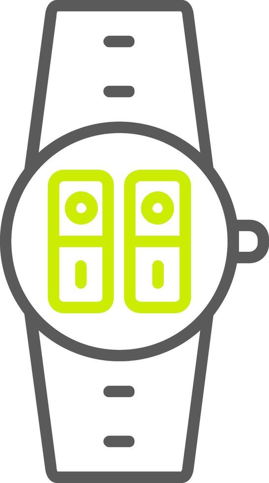 Switches Line Two Color Icon vector