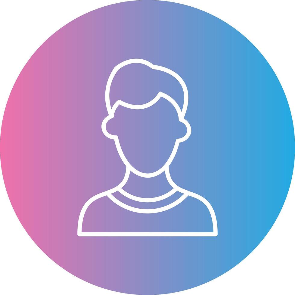 Hydro Power Line Gradient Circle Icon vector