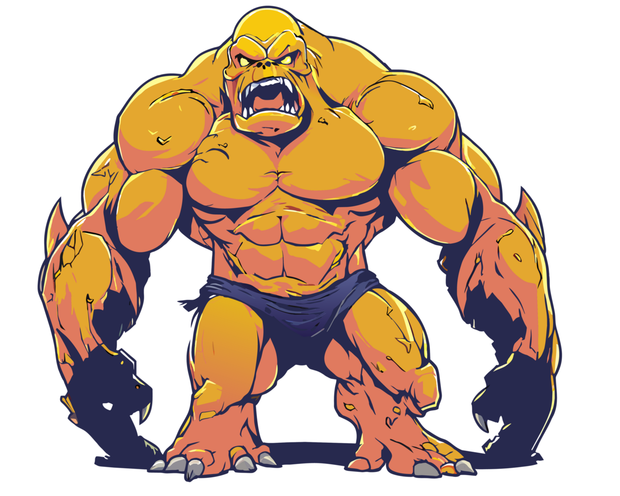 Kingkong Zombie Illustration Charakter png