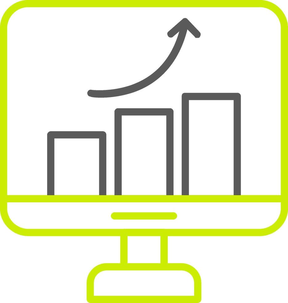 Improvement Line Two Color Icon vector