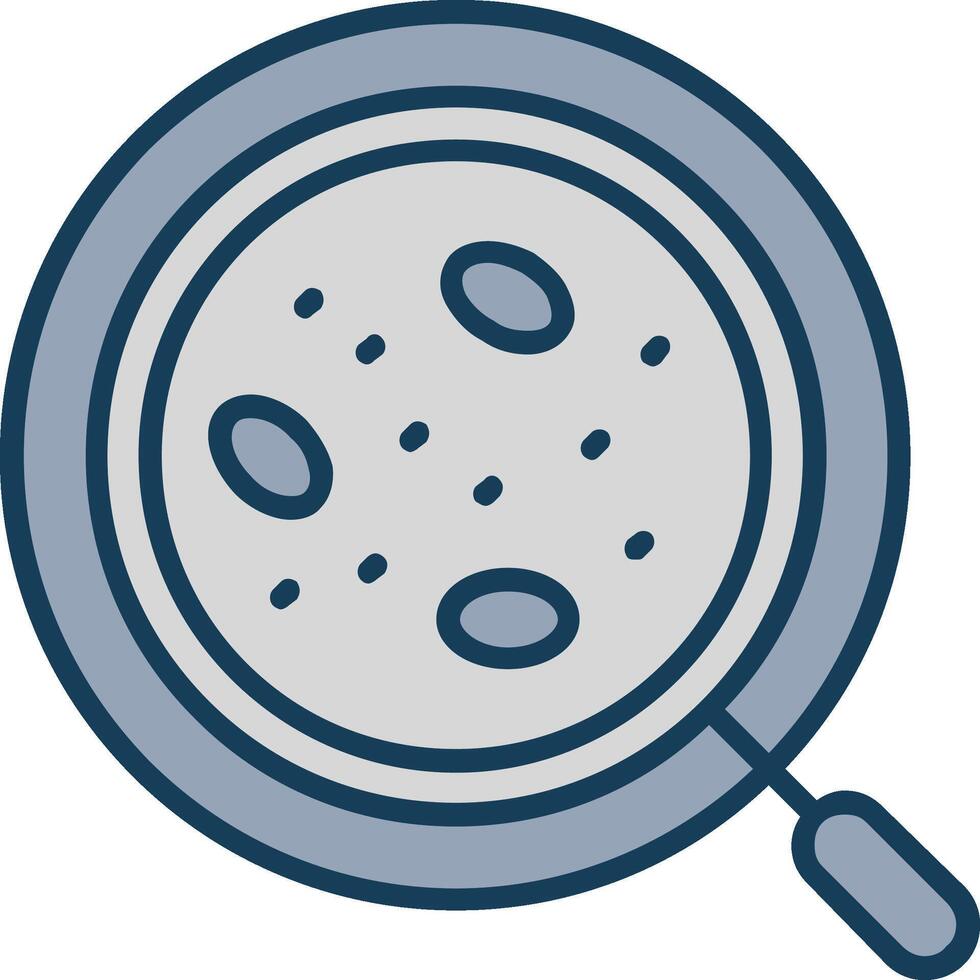 Research Line Filled Grey Icon vector