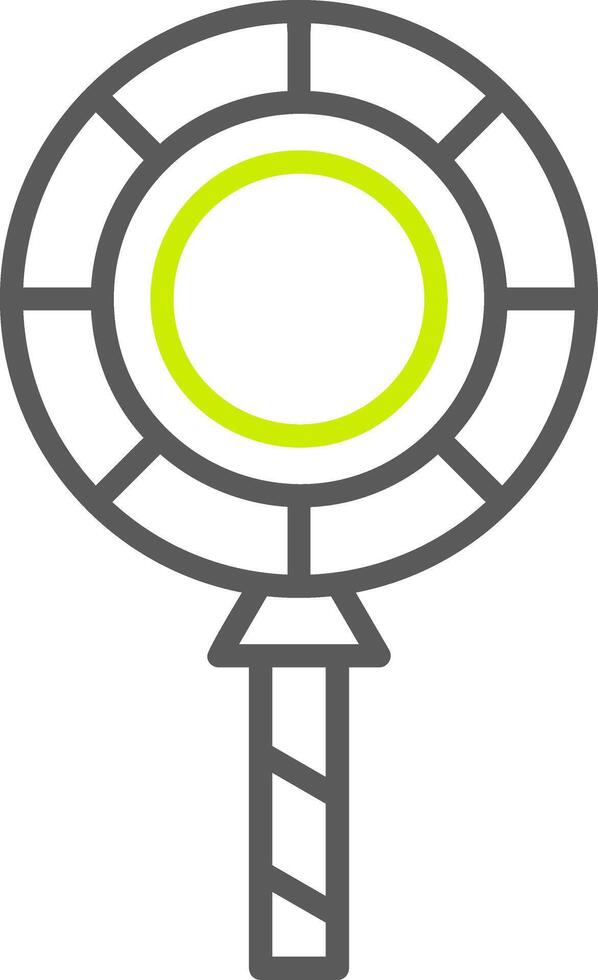 Lollipop Line Two Color Icon vector