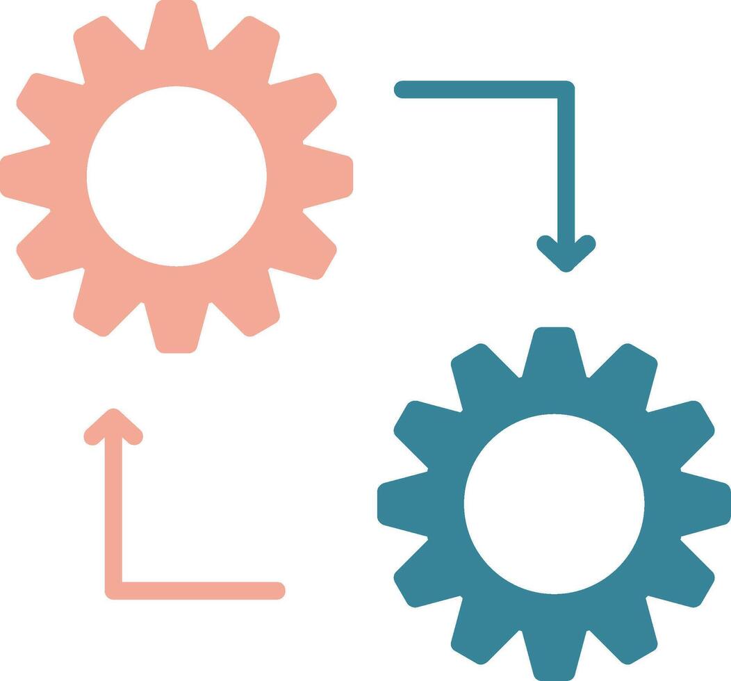 Methodology Glyph Two Color Icon vector