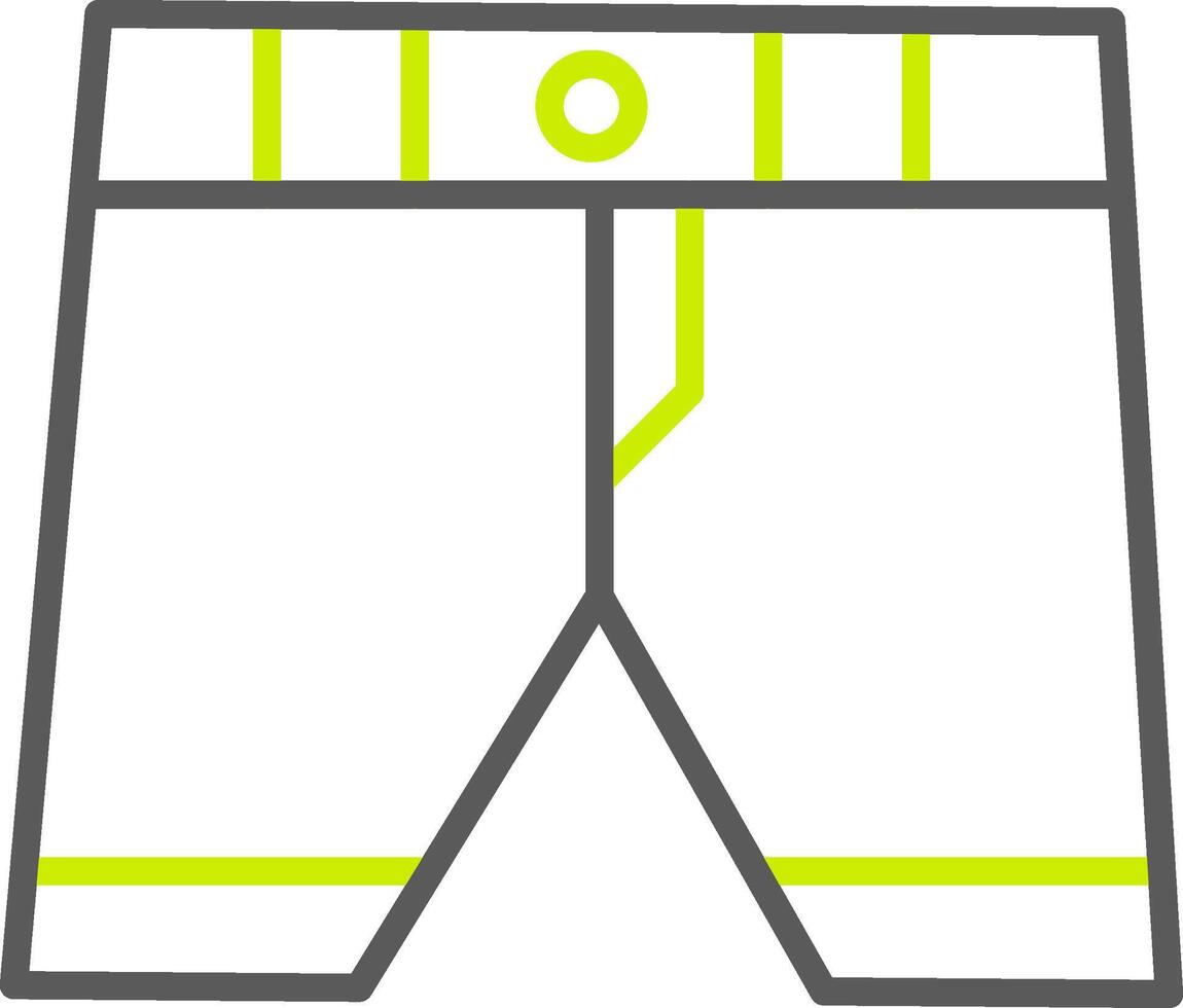 Boxer Line Two Color Icon vector