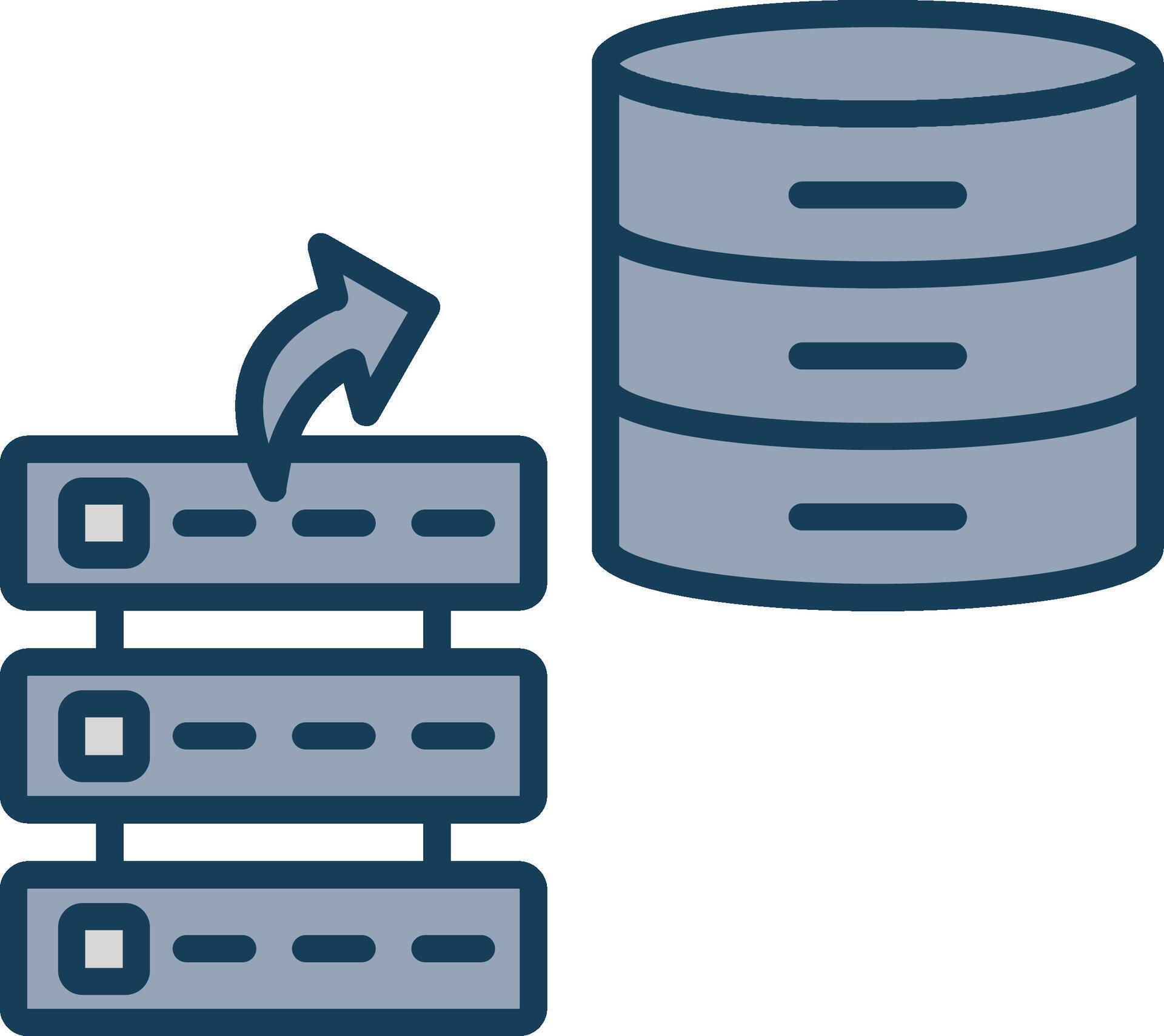 Data Stacks Line Filled Grey Icon 43479205 Vector Art at Vecteezy