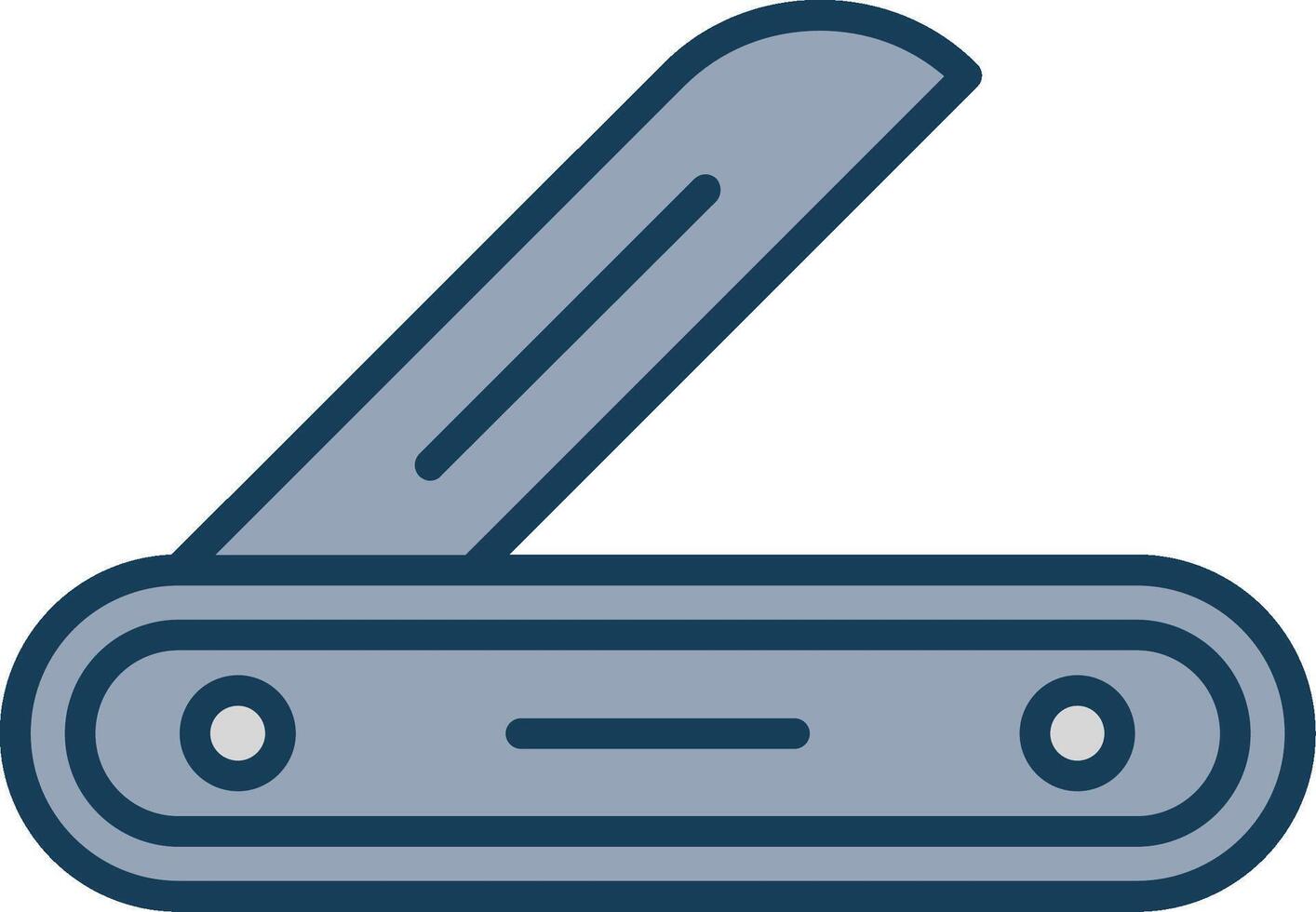 Multitool Line Filled Grey Icon vector